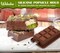 Premium Food-Grade Silicone Popsicle Molds – Dubai Chocolate Bar Design with Leak-Proof Lids & Sticks, Durable Ice Cream Bar Molds for Homemade Frozen Pops (Multicolor)